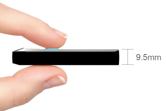 Fits comfortable between thumb and finger