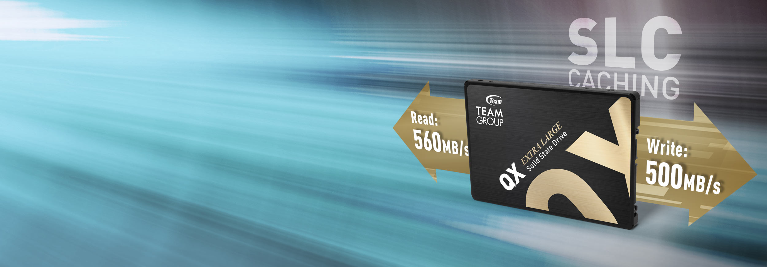 Supports powerful SLC Cache performance