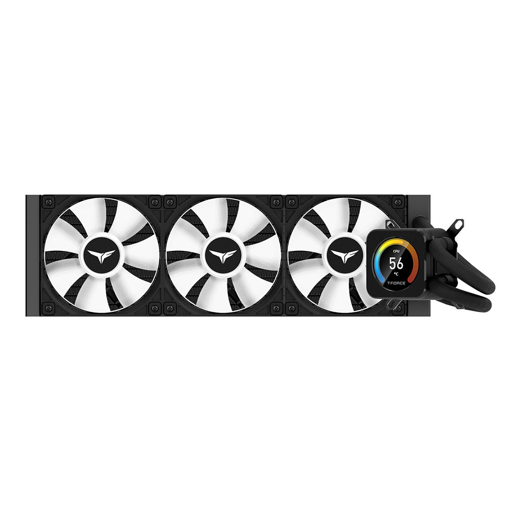SIREN DP360 ARGB AIO CPU Cooler Black (With LCD Display Module)