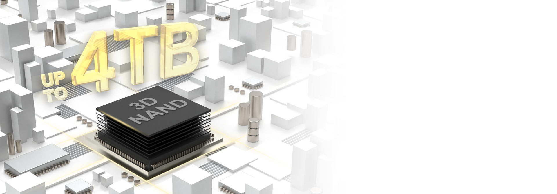 Up to 4TB for Massive Data Storage