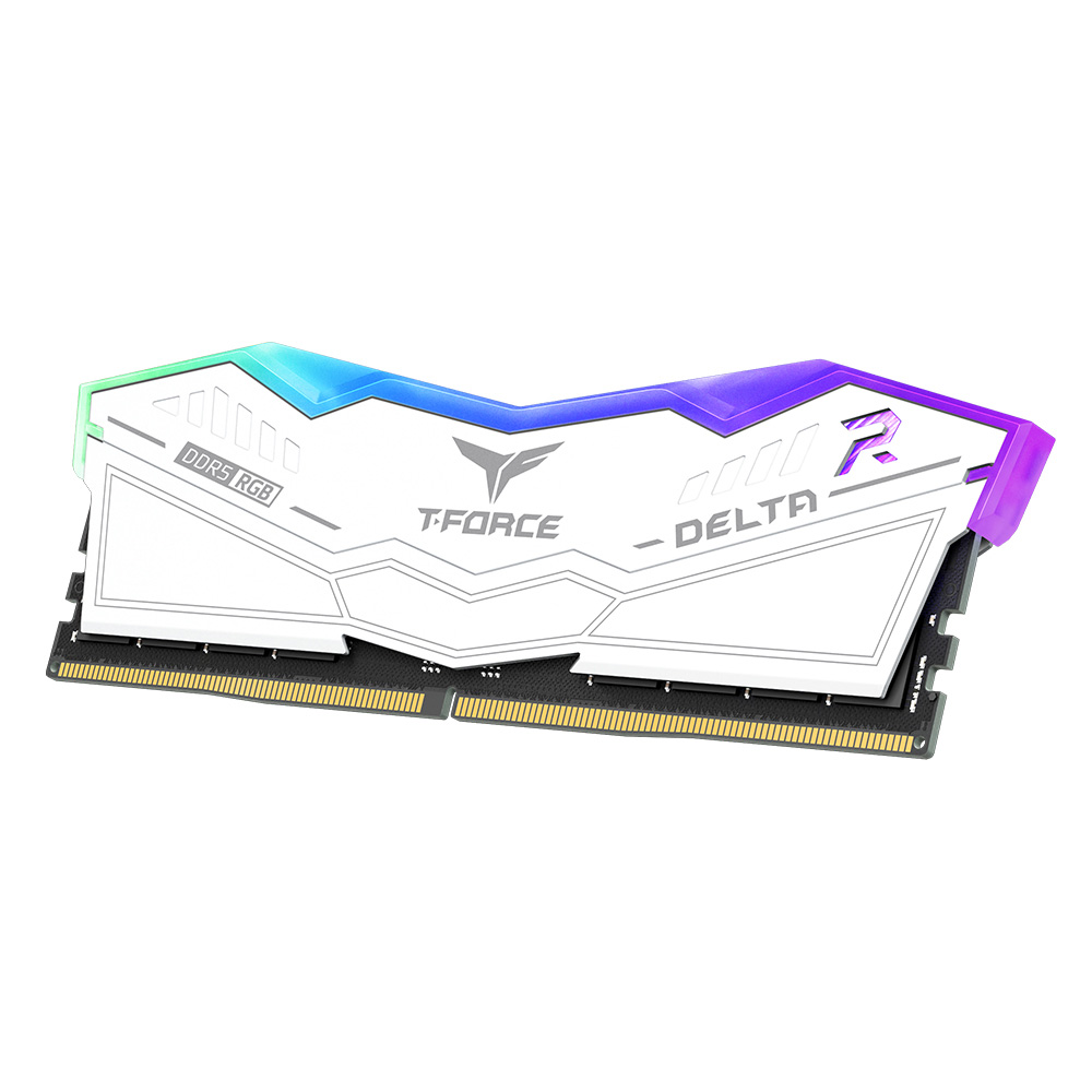 DELTA RGB DDR5 DESKTOP MEMORY WHITE