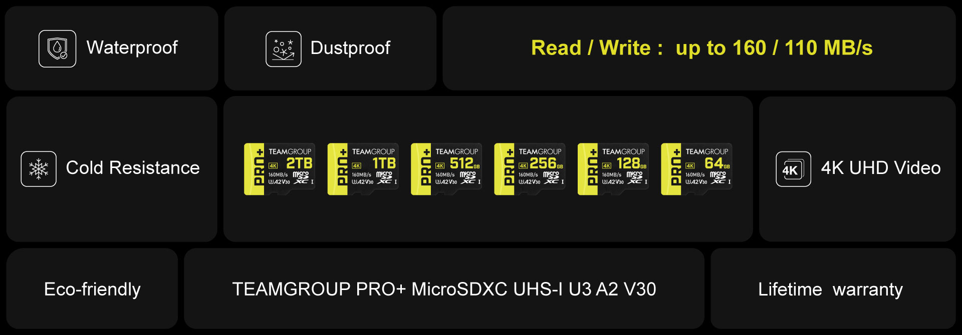 05_PRO+ Micro SDXC UHS-I U3 A2 V30 Memory Card_Introduction