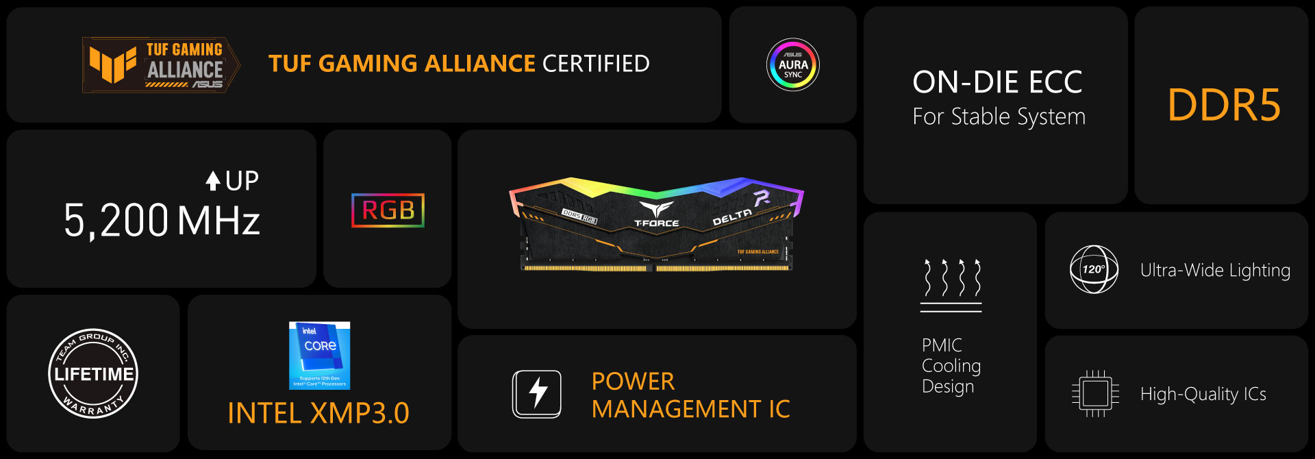 07_DELTA TUF Gaming Alliance RGB DDR5 DESKTOP MEMORY_Introduction