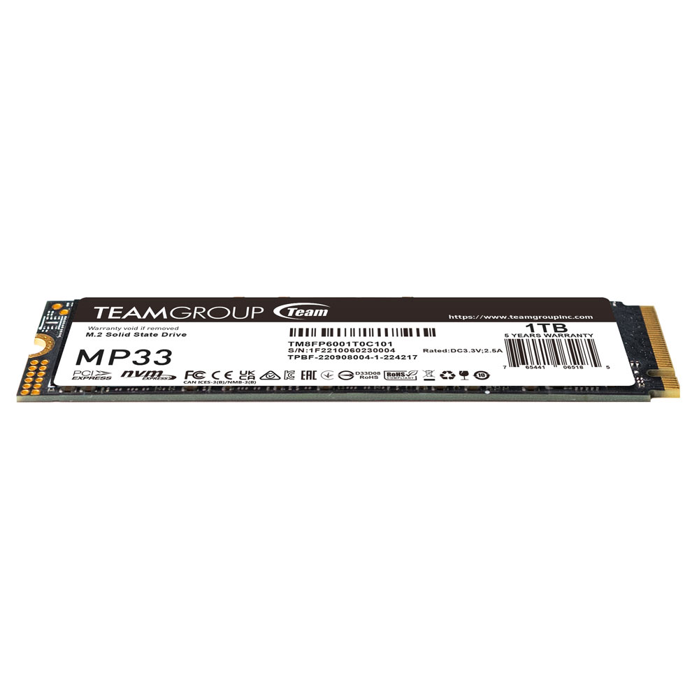 MP33 M.2 PCIe SSD