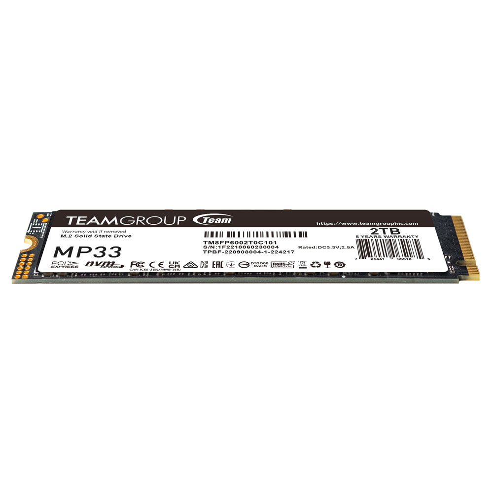MP33 M.2 PCIe SSD