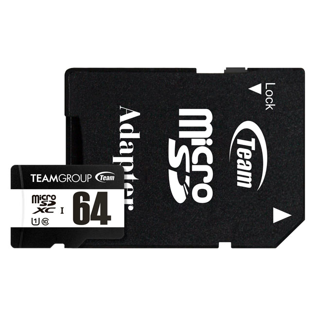 Micro SDXC UHS-I U1 C10 Memory Card 64GB with 1 Adapter