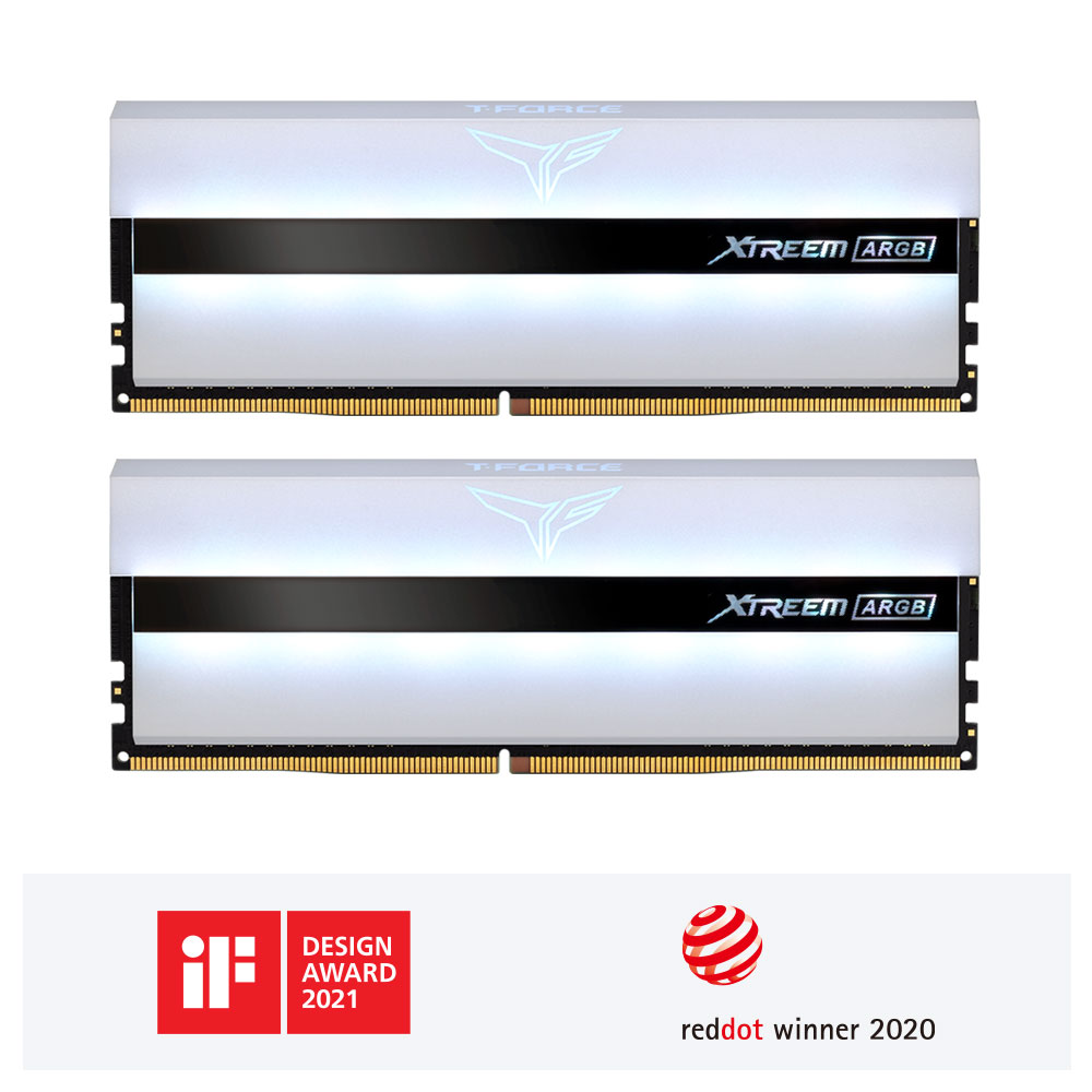 XTREEM ARGB DDR4 DESKTOP MEMORY WHITE