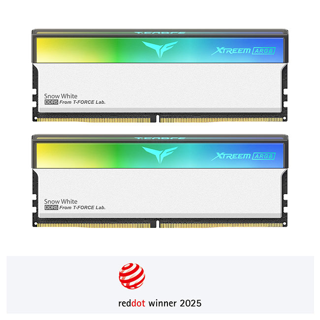 XTREEM ARGB DDR5 DESKTOP MEMORY WHITE