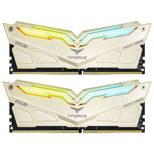 NIGHT HAWK RGB Legend DDR4 DESKTOP MEMORY GOLD