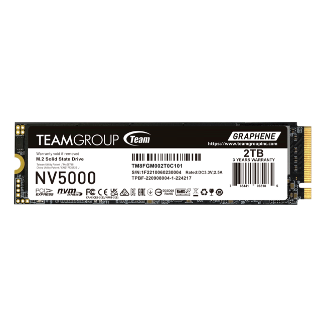 NV5000 M.2 PCIe 4.0 SSD
